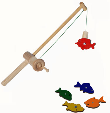 SPKART Magnetic Fishing Game with Fish Rod Catching Game for Kids