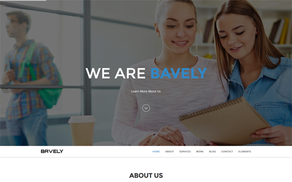 Download Bavely - Agency Portfolio Bootstrap Template 