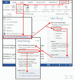 Mail Merge in hindi