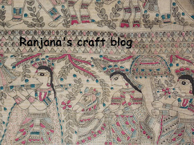 Madhubani painted cloth