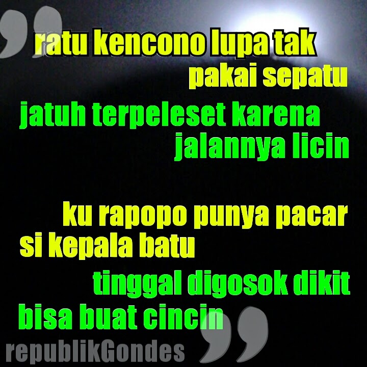 Pantun Bergambar Lucu Kocak Buat Pacar ~ Cerita Humor Lucu 