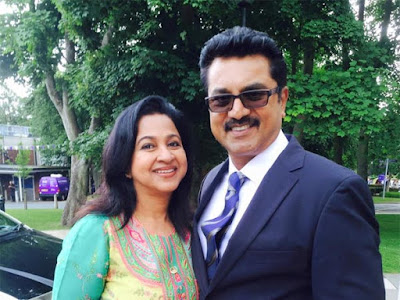 Actress Radhika and Sarath Kumar