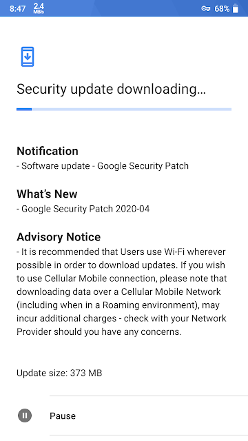 Nokia 6 receiving April 2020 Android Security Patch