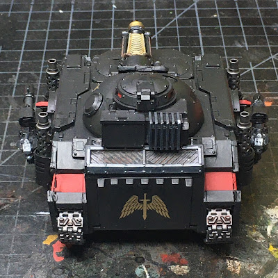 Horus Heresy Dark Angels Legion Predator WIP