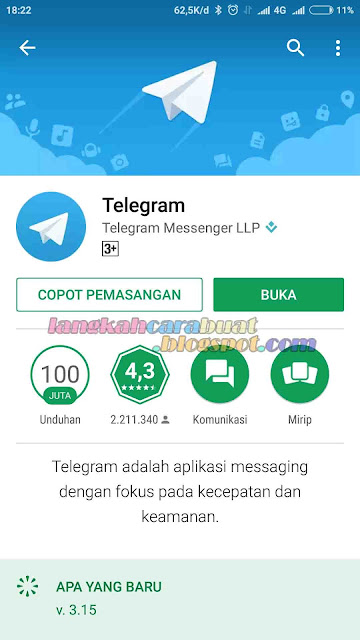 Cara Membuat Akun Telegram Lewat HP Android