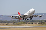 . of the Boeing 747 Classic Jet operating on the route after operating its . (qantas vh ojd )