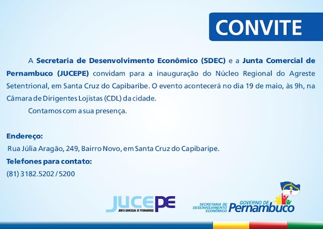 JUCEPE inaugura escritório regional