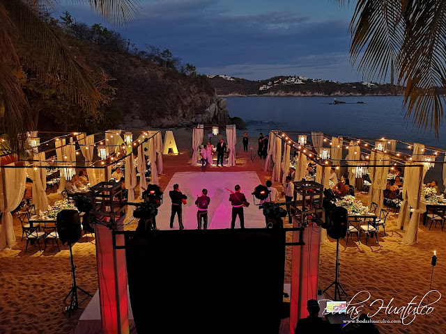Boda en playa, Una boda de ensueño en la playa, Bodas Huatulco, Beach Wedding