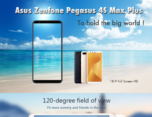 ASUS Zenfone Pegasus 4S Max Plus Global Rom 5.7 Inch 4130mAh 4GB 32GB MTK6750T 4G Smartphone