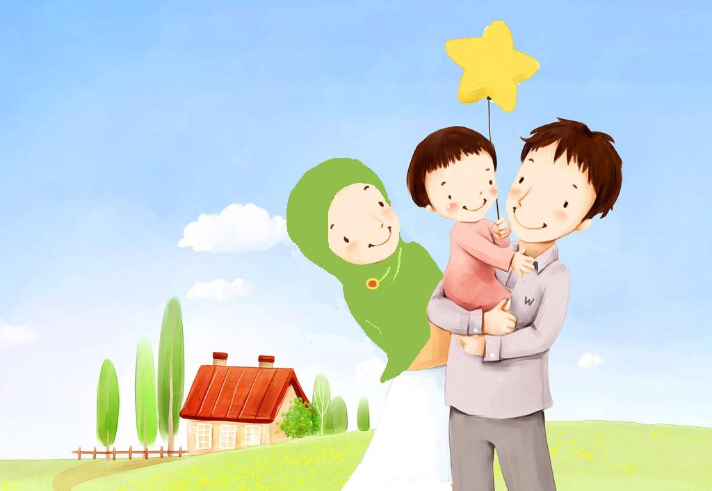 Gambar Animasi Kartun Islami Lucu - Gambar Kata Kata