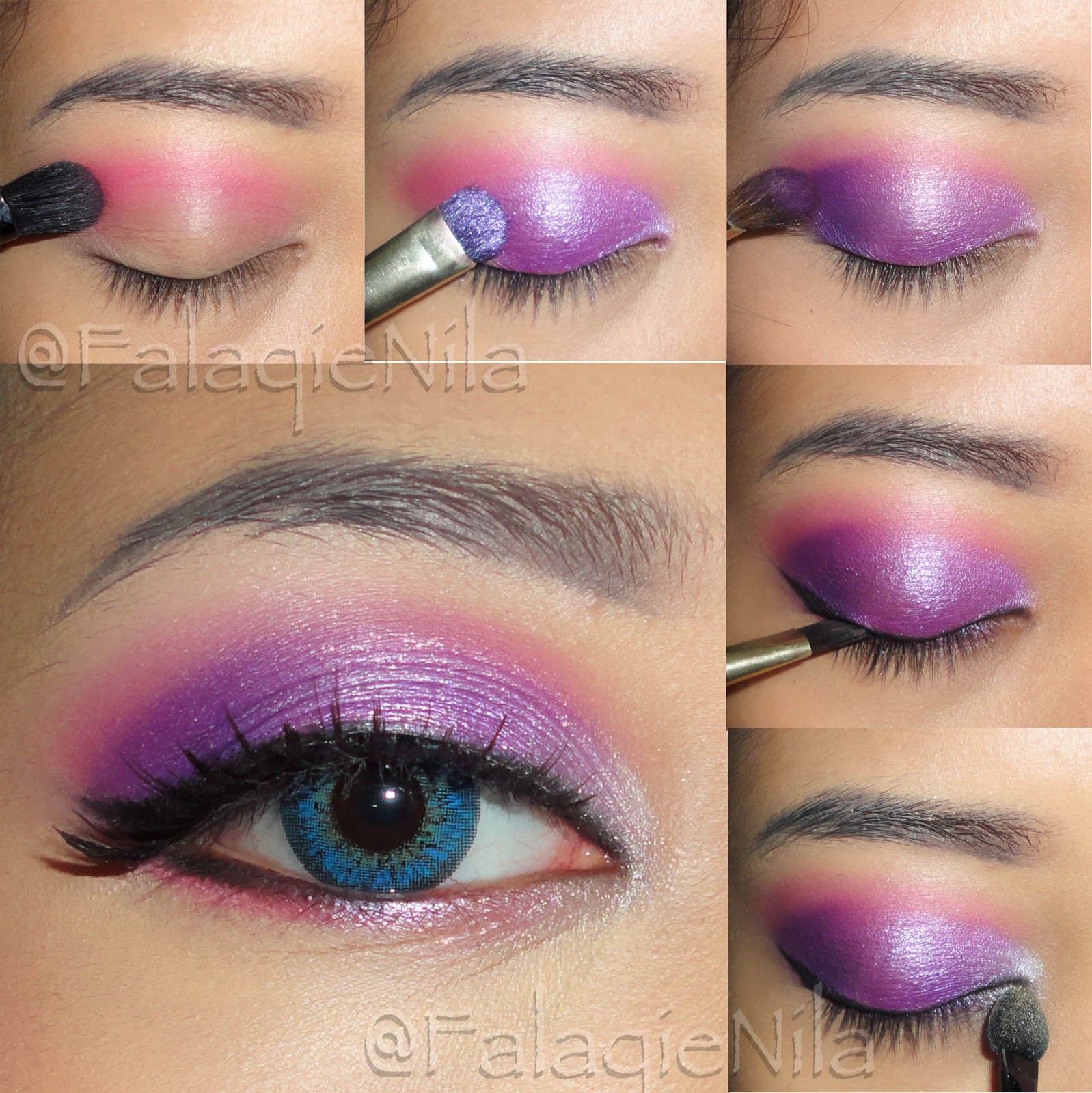 Purple Eye Makeup Inspired By Elsa The Ice Queen The Brown Skinned