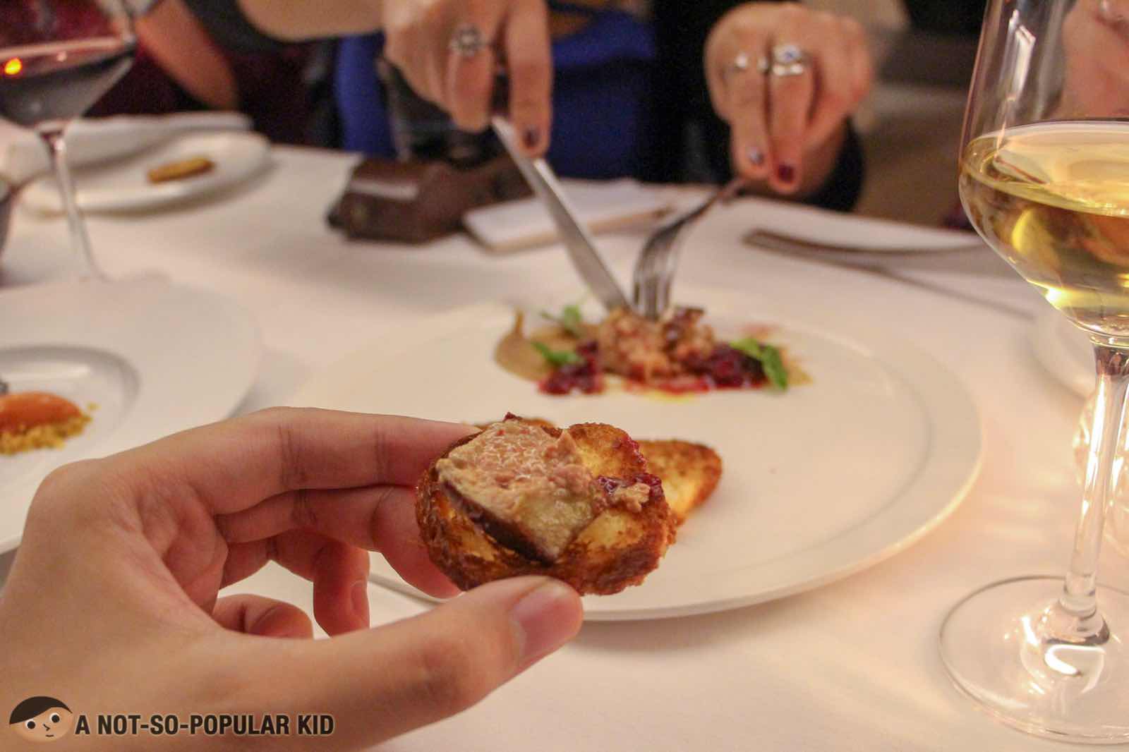 Foie Gras in FOO'D by Davide Oldani