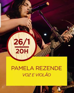 Dia 26-01 Pamela Rezende no Sesc Bistrô em Teresópolis