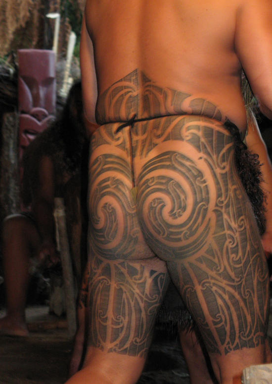 Traditional Tribal Maori Tattoo Design Technology