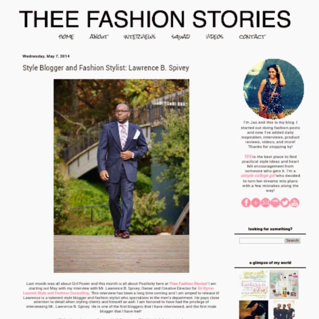 Thee Fashion Stories Interview: Sir Byron Laurent