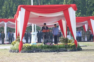 Walikota Pimpin Upacar hari kesaktian Pancasila Tk Kota Cirebon 2017