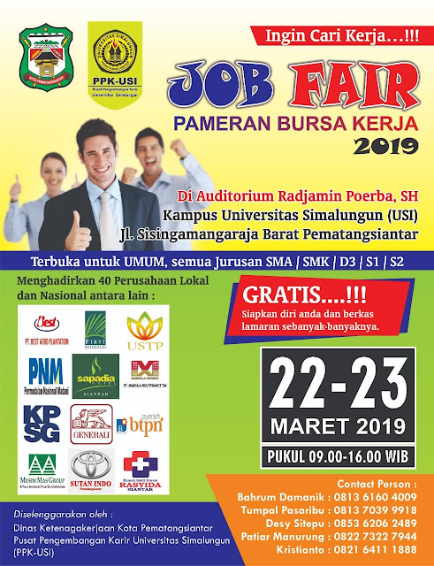 job fair pematang siantar 2019