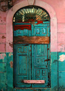 Pintura Realista de Puertas Antiguas Puertas Pintadas al Óleo Sobre Lienzo