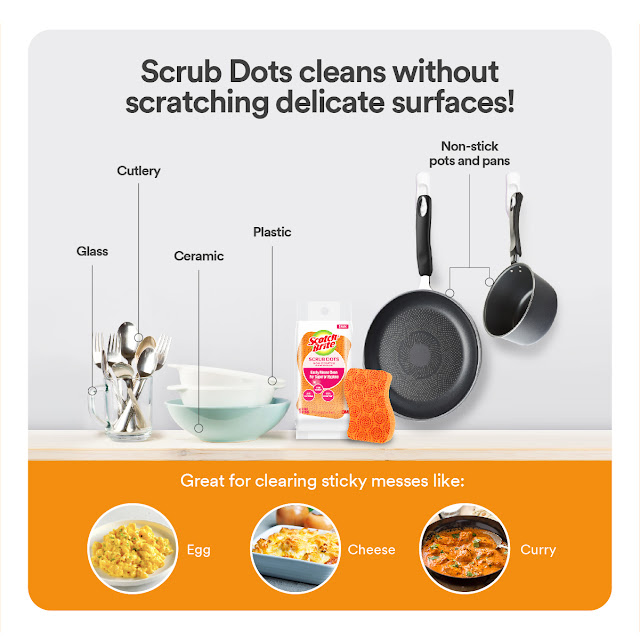 Scotch-Brite Scrub Dots Sponge