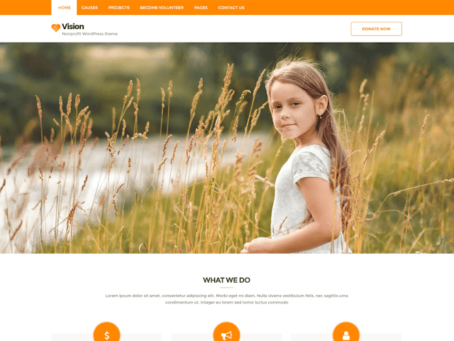 The Vision Free Wordpress Theme