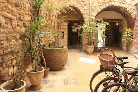 A beautiful courtyard in Besalú