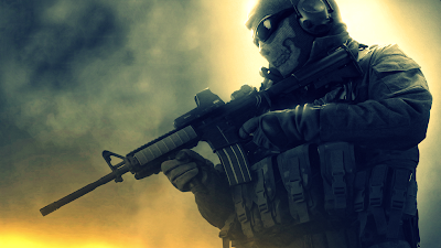 COD Modern Warfare Skull Masked Soldier HD Wallpaper