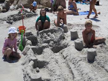 Kids sandcastle