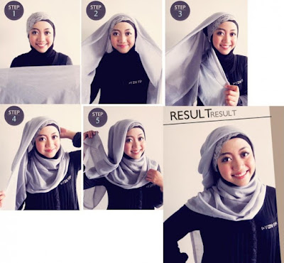 tutorial kerudung pashmina