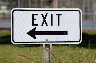 Exit sign