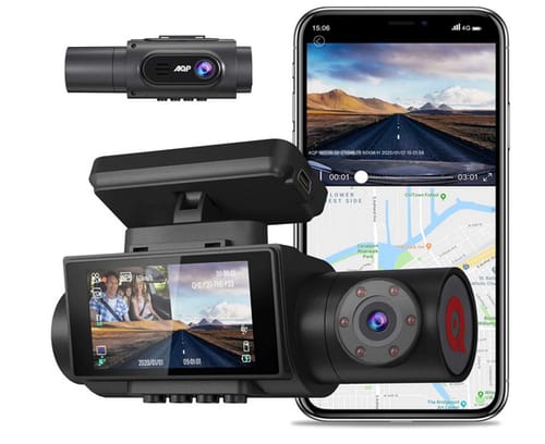 AQP M2 4K Dual Dash cam Car Camera