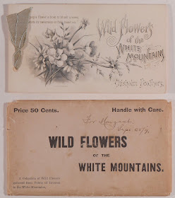 Cover and original envelope to Wild Flowers of the White Mountains