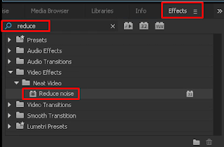 Reduce Noise di Premiere Pro