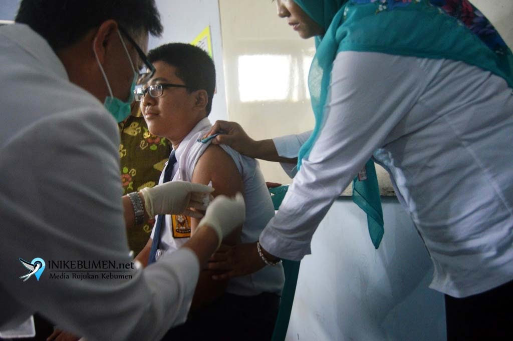 Imunisasi Massal Measles Rubella di Kebumen Sempat Mendapat Penolakan