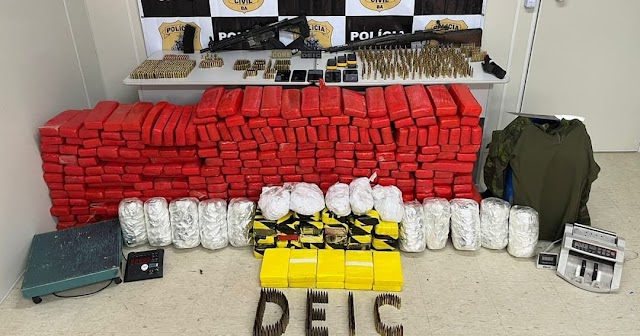 Operação policial estoura bunker do tráfico em Candeias; suspeito é fugitivo do presídio da Mata Escura