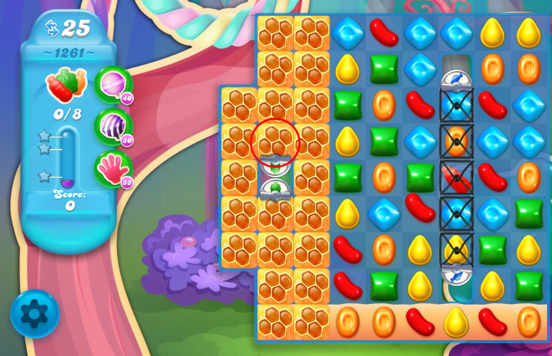 Candy Crush Soda Saga level 1261