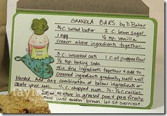 recipe card