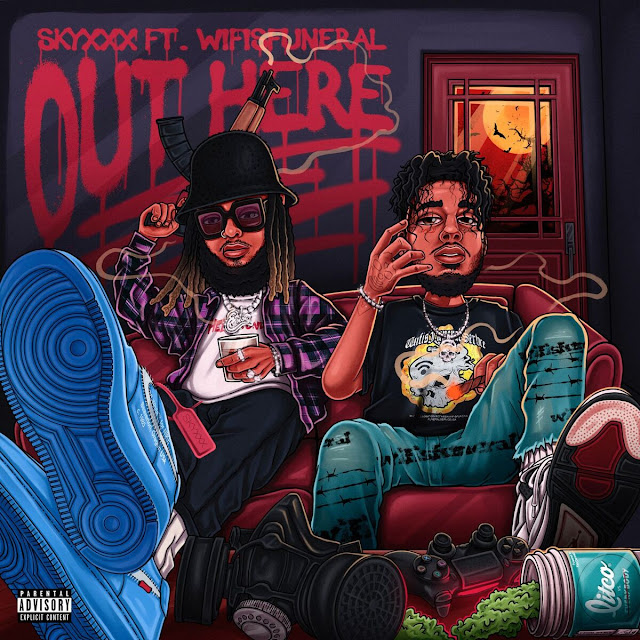 RAPPER SKYXXX TEAMS UP WITH WIFISFUNERAL ON NEW SONG "OUTHERE"