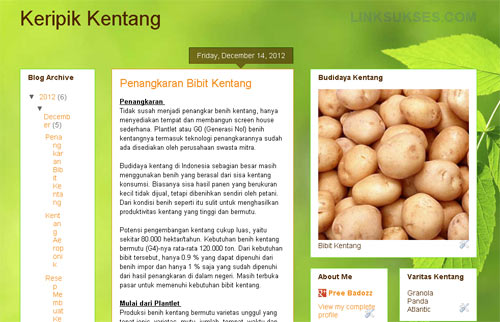 Mengatur Lebar Template