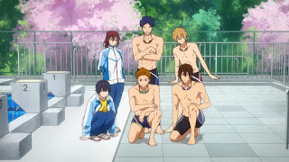 Free! フリー ハイ☆スピード！| 岩鳶高校水泳部七瀬遙, 橘 真琴, 葉月渚. 竜ヶ崎 怜 | Iwatobi High School | Nanase Haruka, Makoto, Nagisa, Ryugazaki Rei