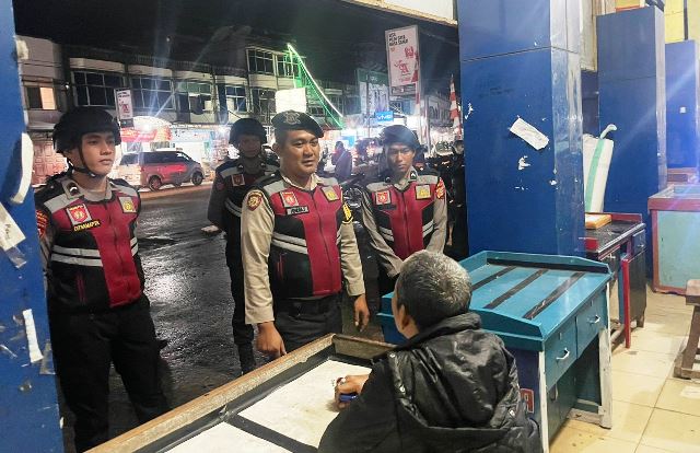 Patroli Malam Satsamapta Polres Aceh Timur Berikan Rasa Aman dan Nyaman kepada Masyarakat