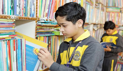 Library in OPS International School, Karnal