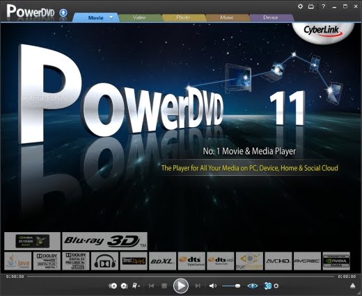 Download CyberLink PowerDVD v.11.0 Baixar