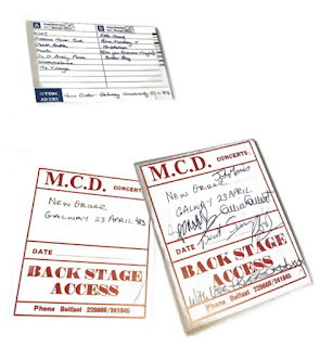 More backstage passes and a tape, courtesy of Dec Hickey / From Heaven To Heaven