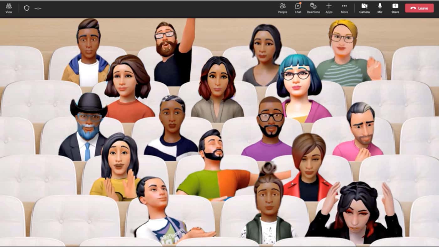 Microsoft Teams obtient des avatars Mesh, Excel Live, Cameo, SKU Premium, etc.