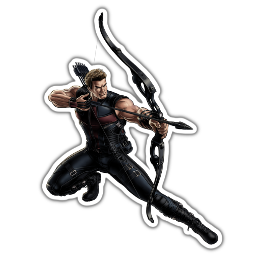 Anime Hawkeye Sticker