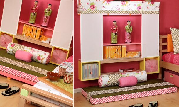 DORMITORIO JAPONES PARA NIÑA