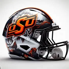 Oklahoma State Cowboys Halloween Concept Helmets