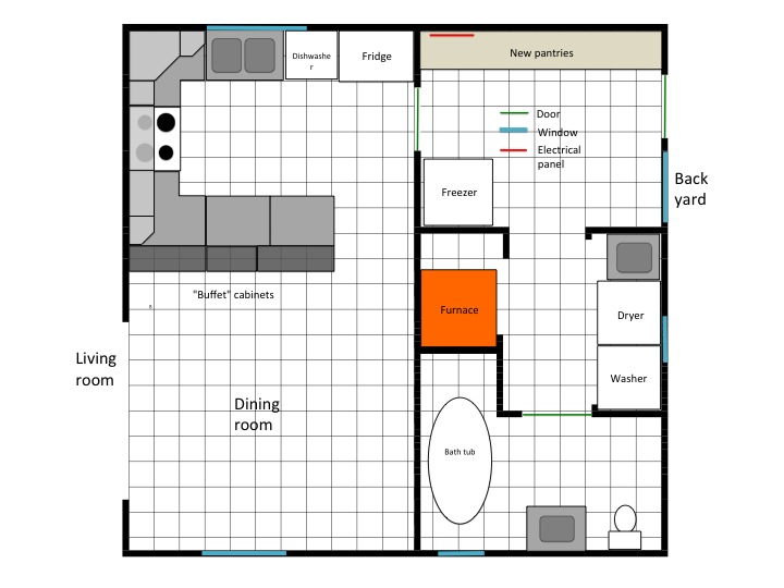 My Old New House: Main floor plans