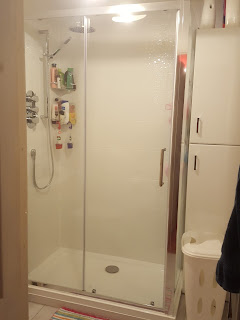 The Shower Unit in the New Bathroom