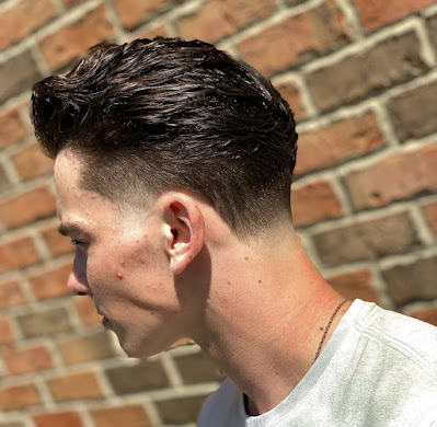 Tapered fade haircut